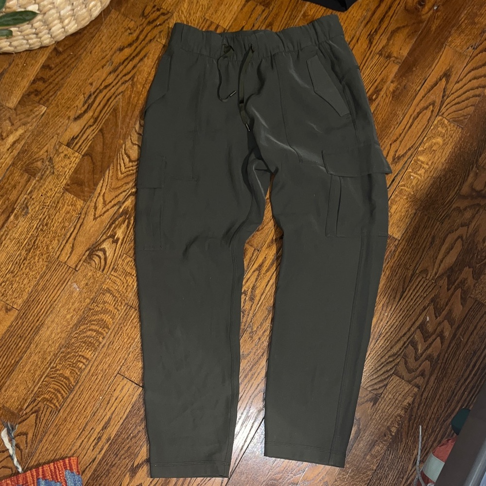 lululemon Dark Green Cargo-Style joggers